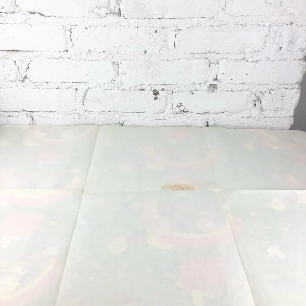 Vintage Charlie Brown and Friends Rainbow Flat Wrapping Paper